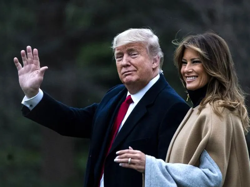 Fostul preşedinte american Donald Trump şi soţia sa Melania au fost vaccinaţi împotriva covid-19 în ianuarie, pe când se afau la Casa Albă. / Foto: nbcnews.com