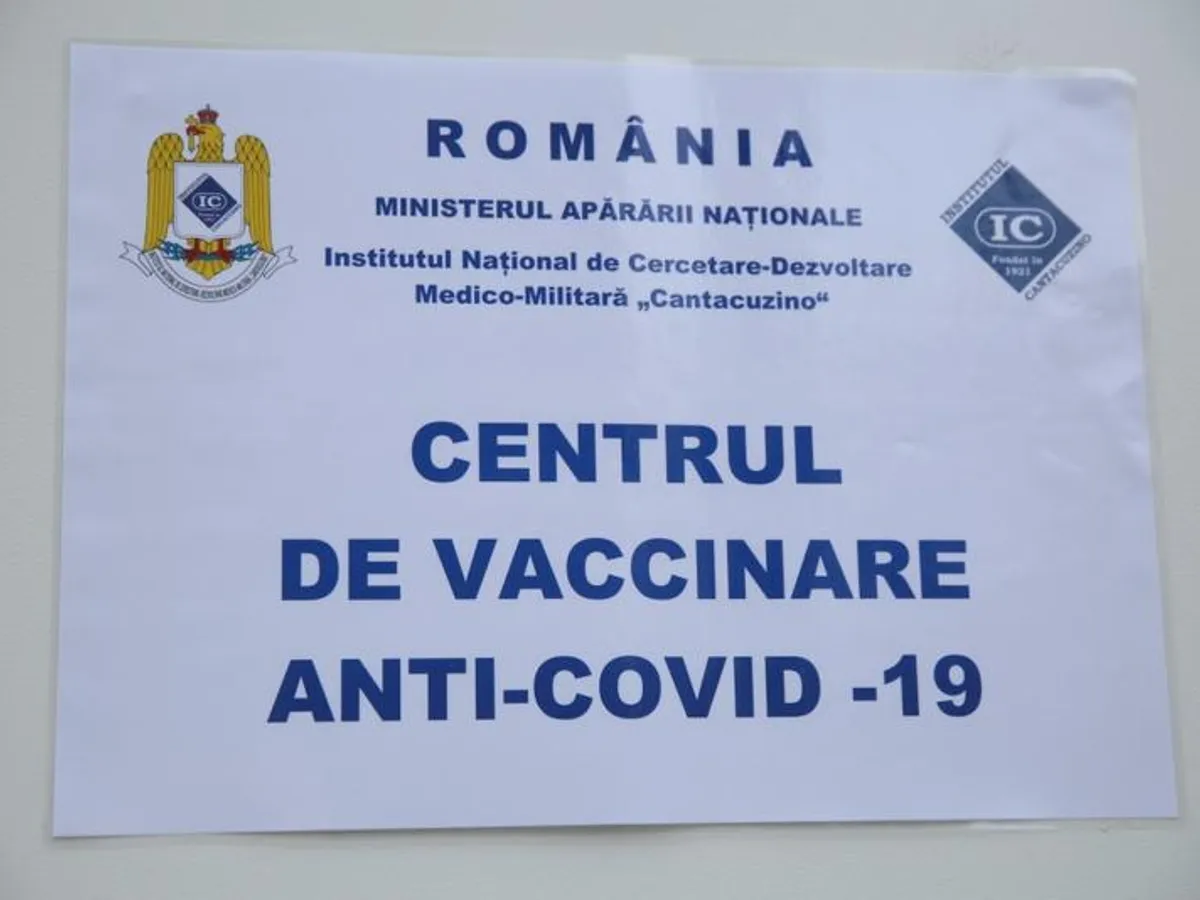 Centre de vaccinare anti-COVID/FOTO: Ministerul Apararii Nationale