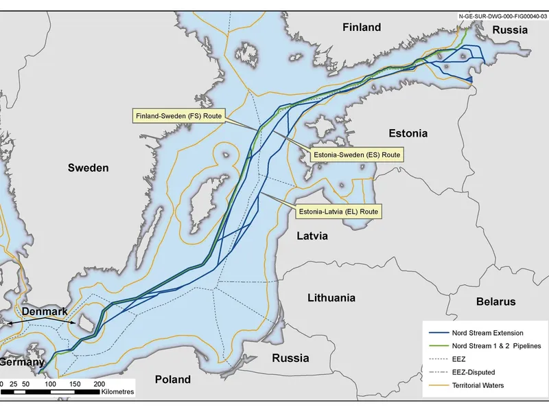 Proiectul geopolitic rusesc Nord-Stream 2, principalul punct de dezacord între SUA şi Germania. / Foto: euractiv.com