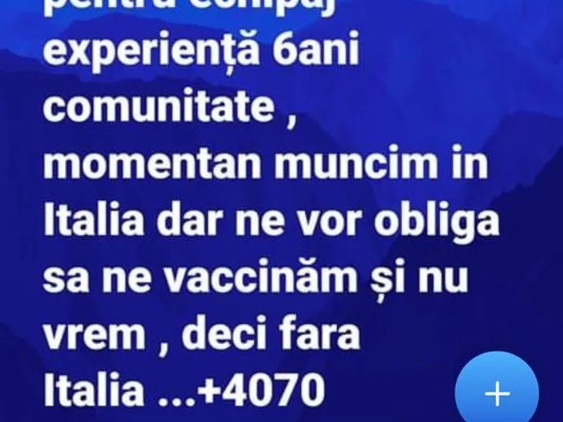 Românii nu sunt antivacciniști numai în România. Se mută din Italia, din cauza restricțiilor