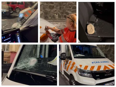 Efect TikTok: Ambulanţă, atacată cu topoarele în Cluj, după ce într-un clip s-a afirmat că „fură copii” - Foto: dejeanul.ro