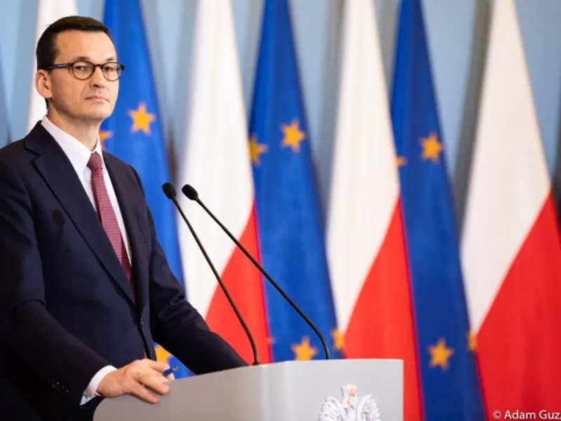 Premierul polonez Mateusz Morawiecki/FOTO: premier.gov.pl