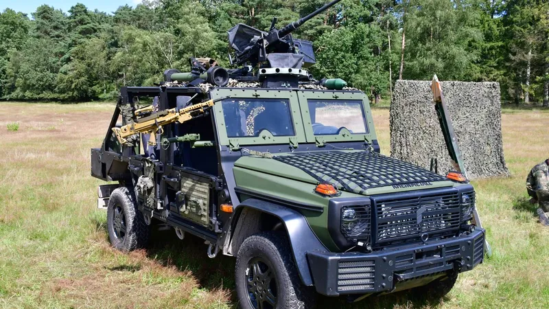 Forțele Speciale ale României, dotate cu mașini de desant aerian. Au la bază Mercedes G-Class și vânează tancuri - Foto: Profimedia images