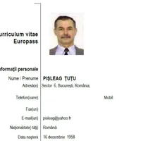 CV-ul lui Țuțu Pișleag. FOTO: Sabin Orcan/ Facebook