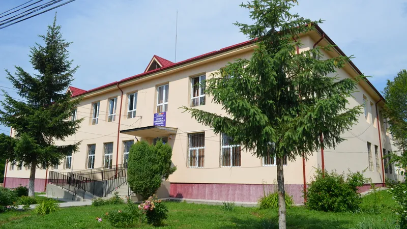 Școală din comuna Prigoria Foto: Site-ul comunei Prigoria, Gorj