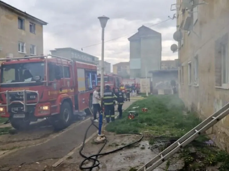 Pompierii au șters incendiul Foto: Novatv.ro