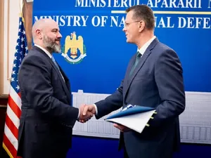Ministrul Apărării, după întâlnirea cu David Baker: „Cooperarea cu SUA este absolut necesară” - Foto: Facebook/ Ionuț Moșteanu