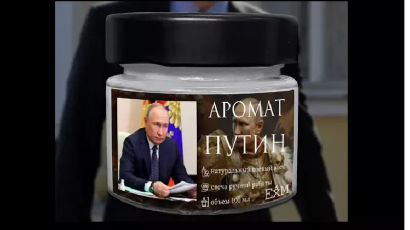 Dacă Trump și-a făcut parfum de 249$ sticluța, în Rusia se vând lumânări „Aroma Putin” cu 6 € - Foto: euronews.com