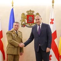 Şeful Statului Major al Apărării, generalul Daniel Petrescu în vizita din Georgia- Foto: FACEBOOK