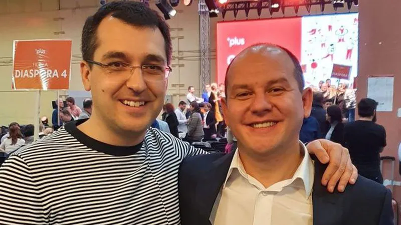 Vlad Voiculescu și Horia Tomescu pe vremea când erau prieteni