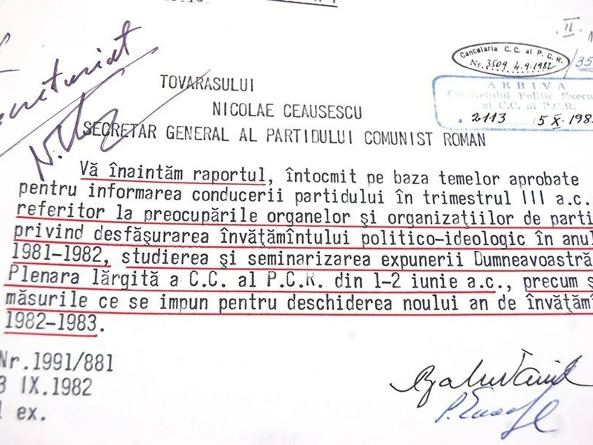 Tovarășul Ceaușescu superviza personal școala de partid unde învăța Daea