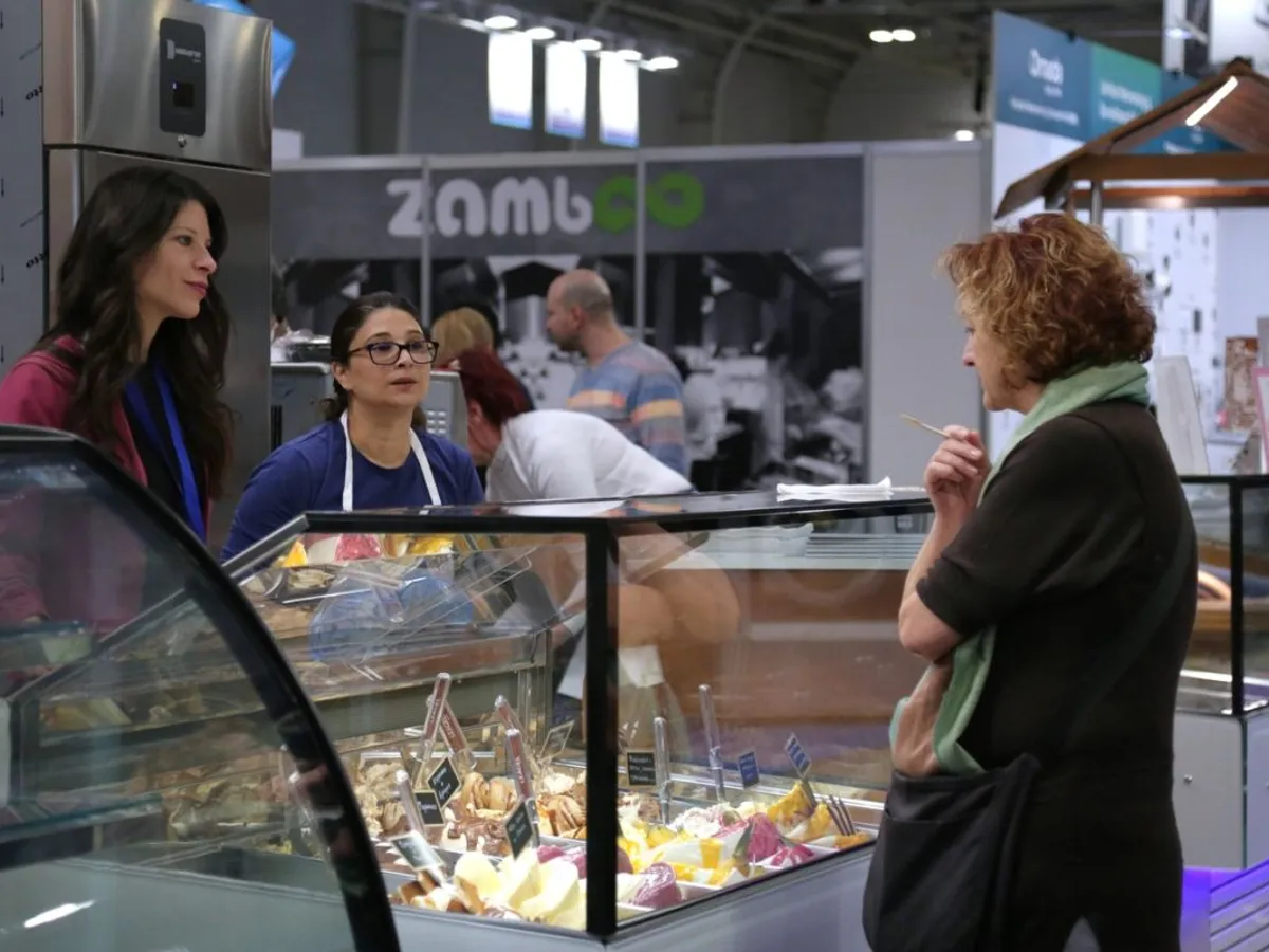 Stand de îngheţată la Expoziţia Internaţională SIHRE - Foto: Profimedia Images