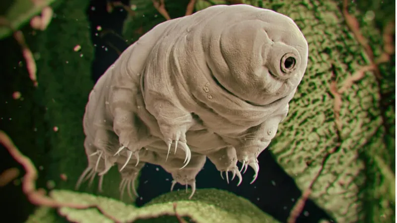 Tardigrade, animale nevertebrate cunoscute şi sub denumirea populară de "ursuleţi de apă". / Foto: olhardigital.com.br