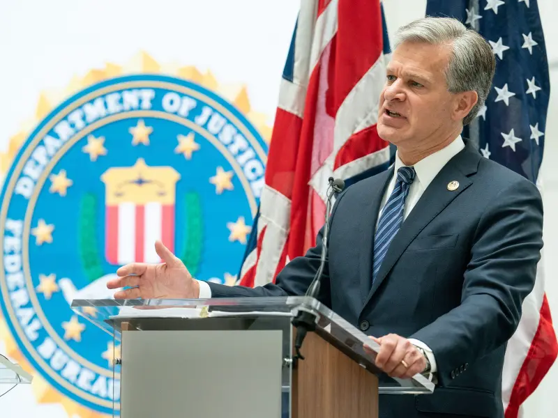 Directorul FBI, Christopher Wray/foto: profimedia