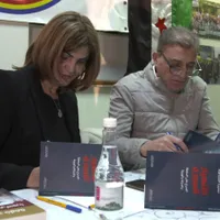 Jurnalista Samira al-Masalmeh la București/Foto: newsweek