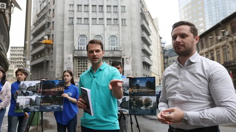 Sebastian Burduja propune ca zona Străzii Eforie din București să devină pietonală - Foto: INQUAM Photos/ George Călin