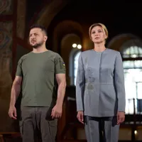 Zelenski și soția sa - Foto: Profimedia