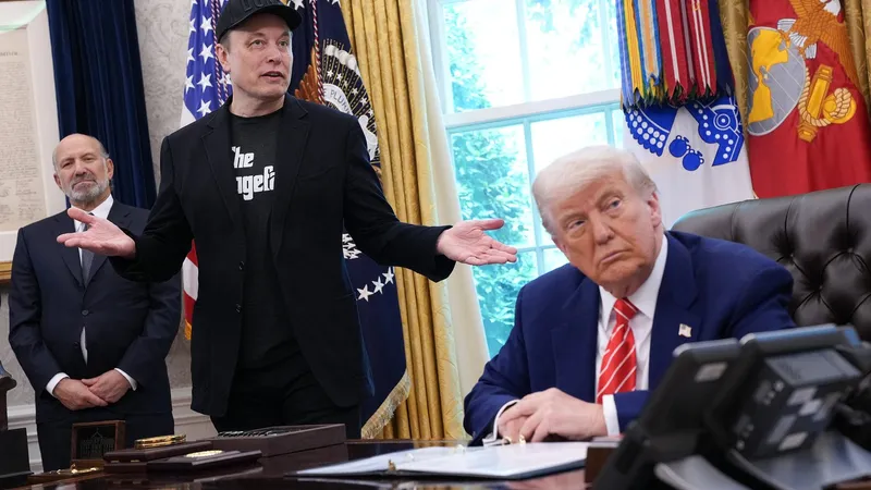 Trump „pune drujba” pe afacerile lui Musk: „Strânge-ți catrafusele și întoarce-te în Africa de Sud” - Foto: Profimedia images