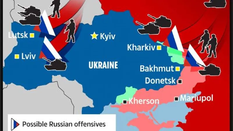 Planul unei noi invazii în Ucraina/Foto: the sun