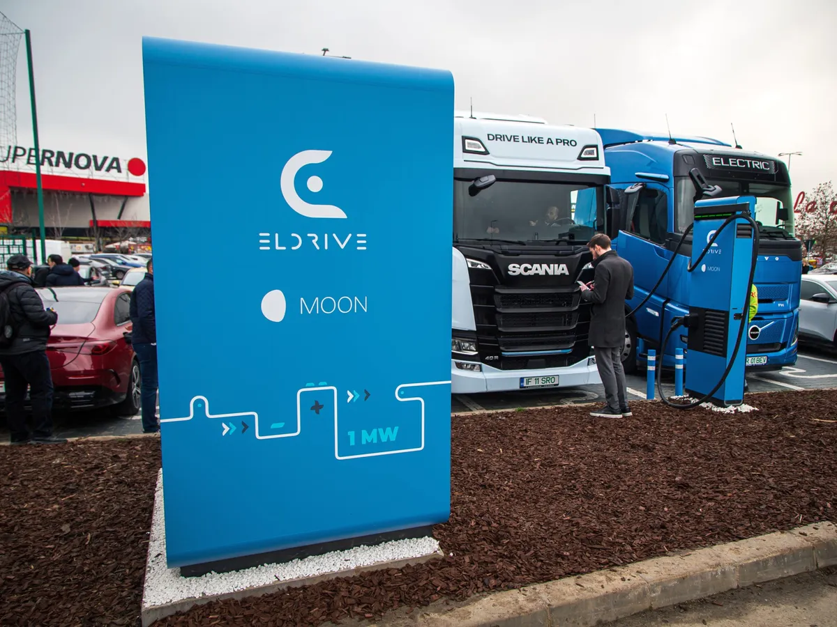 Prima stație de încărcare pentru mașinile electrice cu o putere de 1 MW din Europa de Est, în România