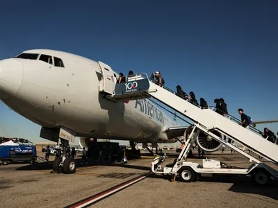 Avion al  unui operator american- Foto: Profimedia images