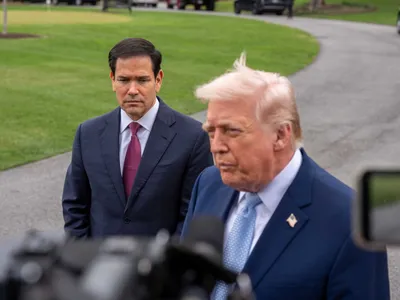 Marco Rubio și Donald Trump - Foto: Profimedia images