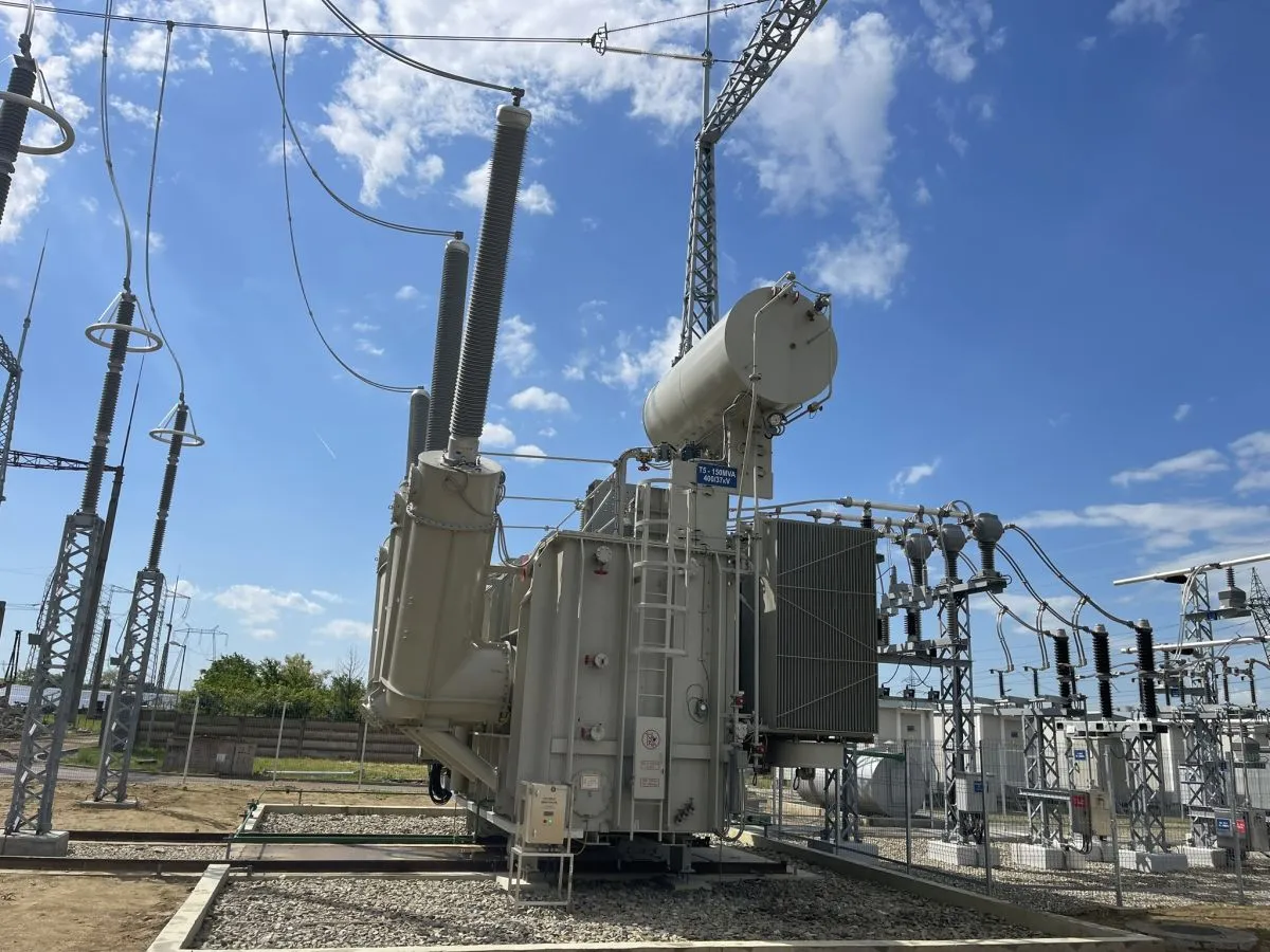 A doua instalație STATCOM din Rețeaua Electricã de Transport a Transelectrica - Foto: Transelectrica