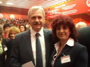 Deputata Hărătău alături de Liviu Dragnea Foto: Facebook