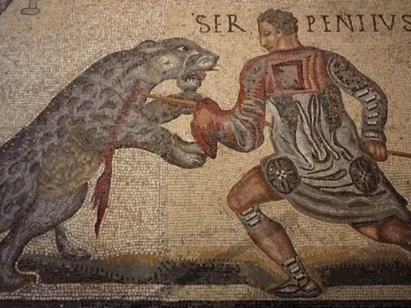 Cel mai mare gladiator care a luptat cu animale sălbatice