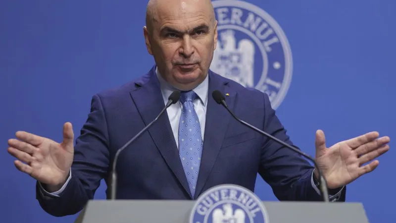Premierul Ilie Bolojan, în conferinţă de presă, la prezentarea Pachetului 2 de reforme - Foto: INQUAM PHOTOS/Octav Ganea