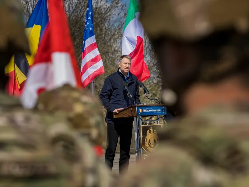 VIDEO Iohannis: România este de acord cu noul pachet de sancţiuni împotriva Rusiei / Inquam Photos / Costin Dincă