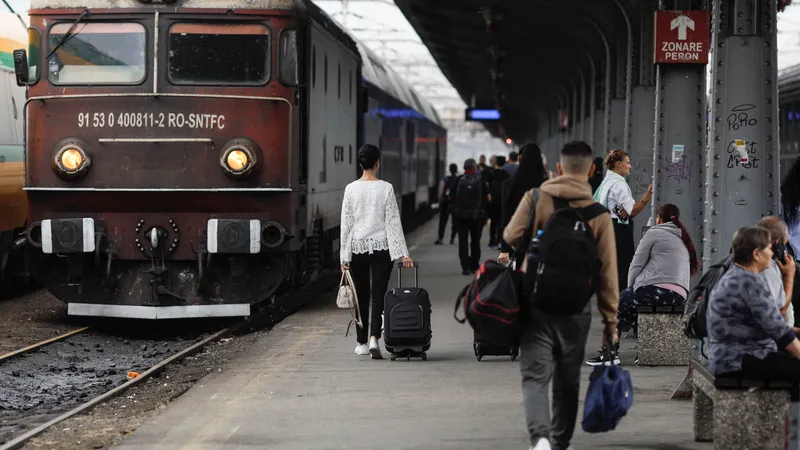 CFR modernizează Gara de Nord cu o companie care a spoit o haltă - Foto: INQUAM PHOTOS / Octav Ganea