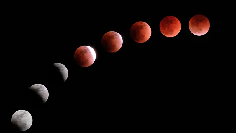 Eclipsă totală de Lună Sângerie/foto: forbes
