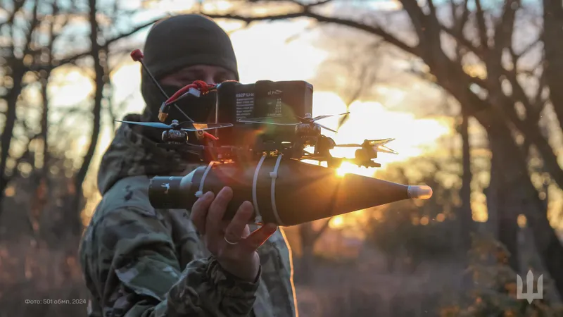 Un sistem complex de comunicații și supraveghere rusesc, distrus într-un atac cu drone ucrainene - FOTO: Facebook/Volodimir Zelenski - Caracter ilustrativ