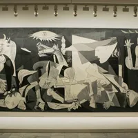 Tapiseria după tabloul „Guernica”, de Picasso, a fost comandată în 1955/FOTO: Getty