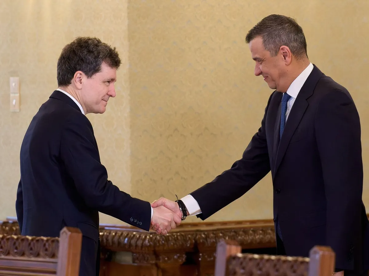 Nicușor Dan și Sorin Grindeanu - Foto: Profimedia images