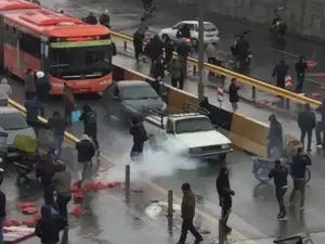 Protestele anti-guvernamentale au ajuns la Teheran/Foto: captură video