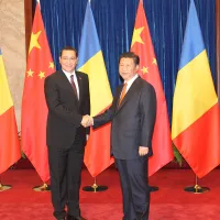 Ponta și președintele Chinei - FOTO: gov.ro