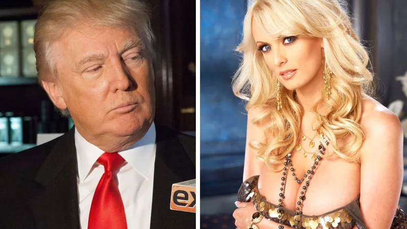 Donald Trump și Stormy Daniels - Foto: Profimedia Images