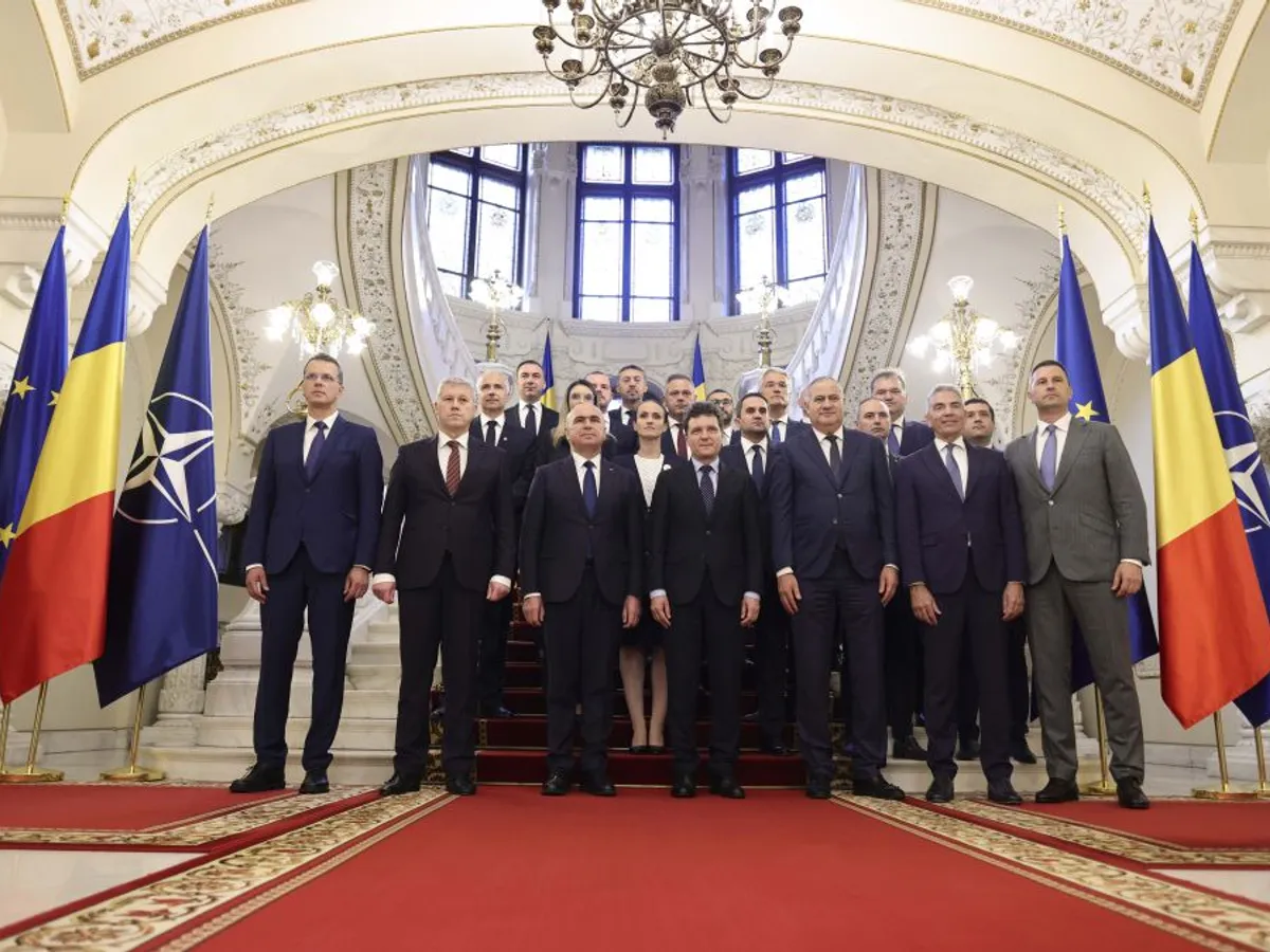 Guvernul Bolojan la depunerea Jurământului de învestitură - Foto: INQUAM PHOTOS/Octav Ganea