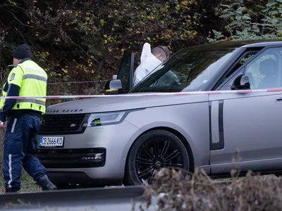 Mașina ucidașului fostului membru al Parlamentului European Slavi Binev - Foto: Profimedia images