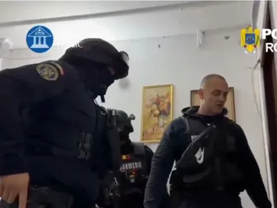 Descinderi - Foto: captură acțiune Ministerul Public-Poliția Română