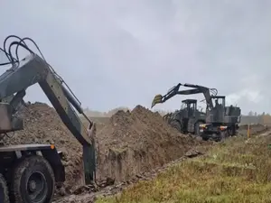 Polonia construiște linii defensive la granița cu Rusia. Cea mai mare operațiune din 1945 încoace Foto: kyivindependent.com