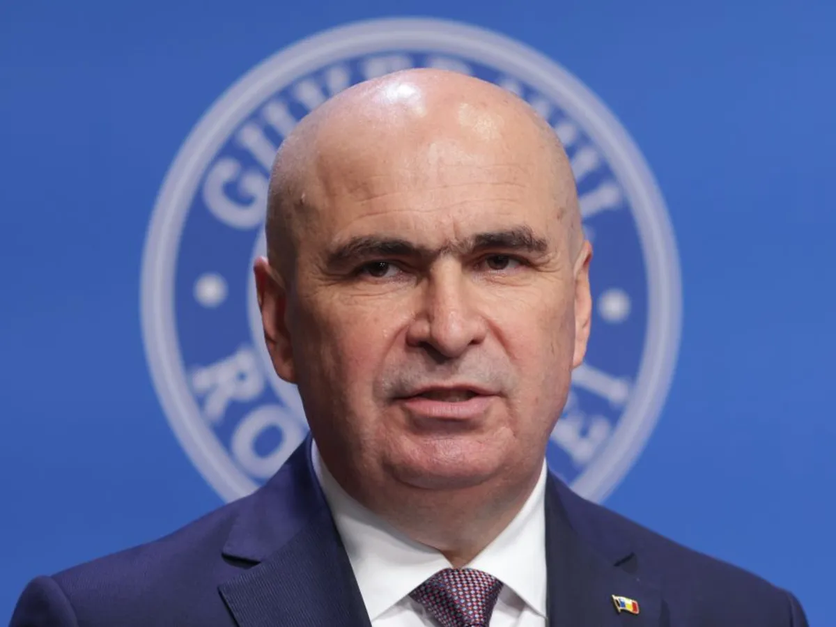 Ilie Bolojan prezentând în premieră măsurile fiscale - Foto: INQUAM PHOTOS/George Călin
