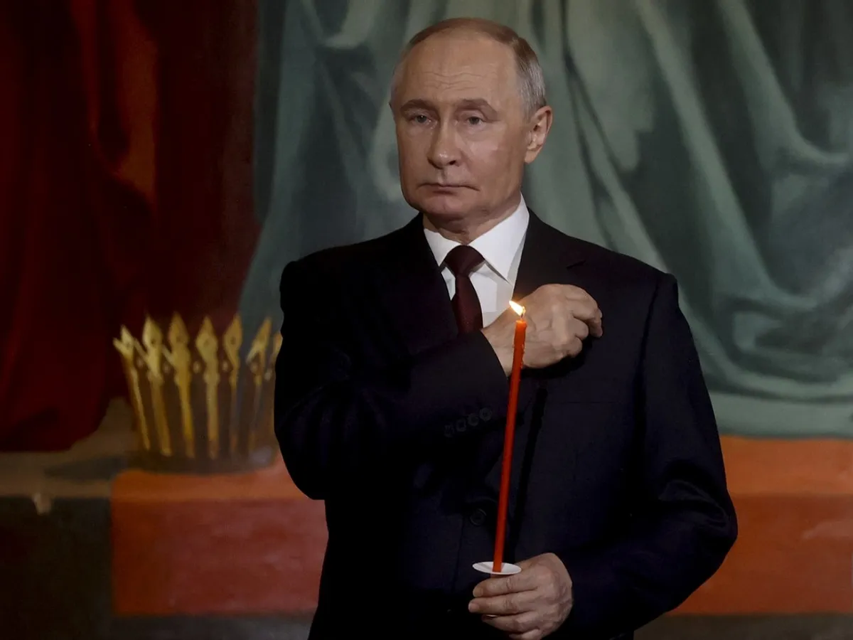 Vladimir Putin a pozat în creștin la slujba de Înviere - Foto: Profimedia Images (cu rol ilustrativ)