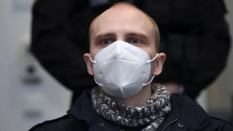 Stephan Balliet, autorul atacului terorist de la sinagoga din Halle/FOTO: news.sky.com