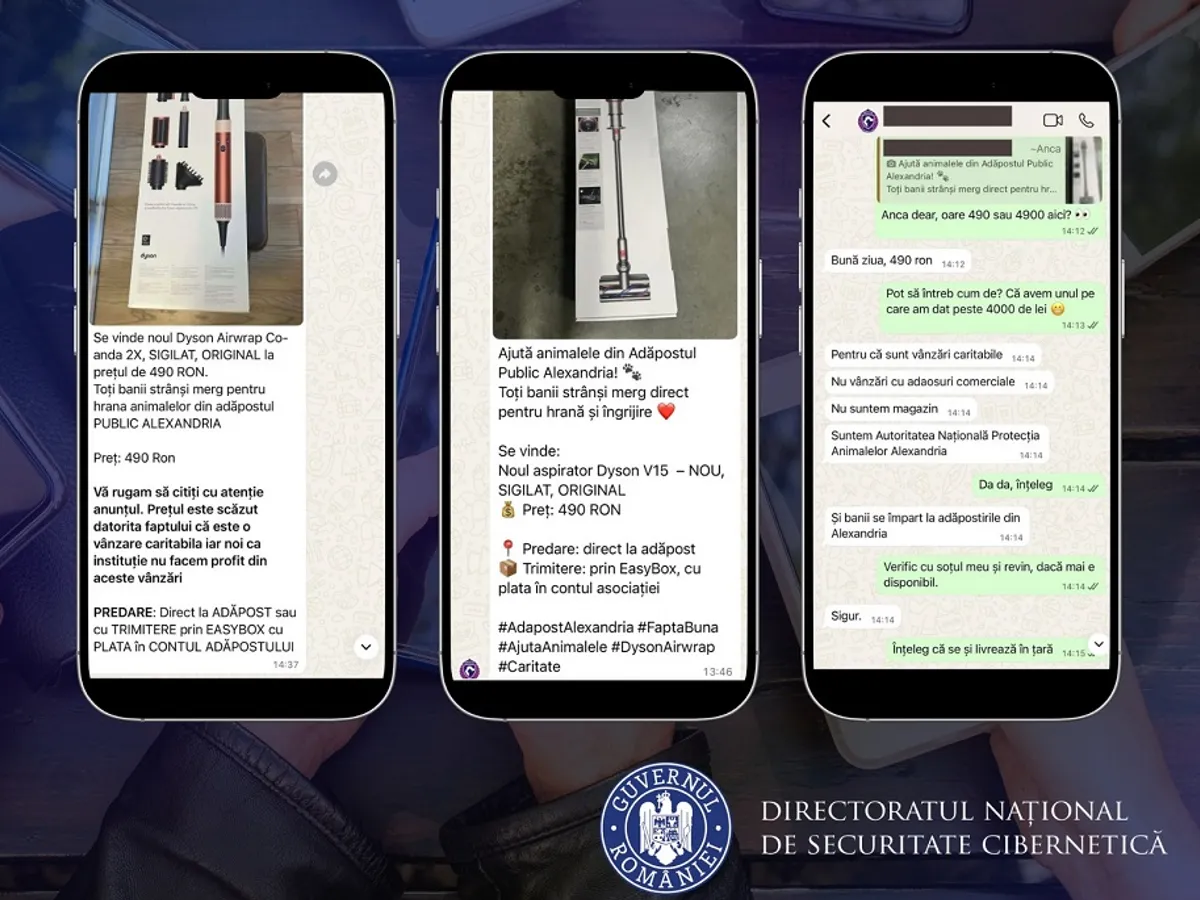 Escrocherie - Foto: DNSC