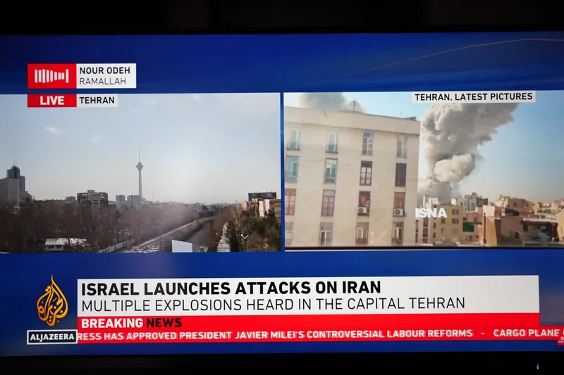 Stire cu atacul de la Teheran - Foto: Profimedia Images