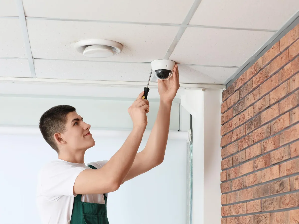 Bărbat care montează o cameră video - Foto: Freepik (Imagine cu rol ilustrativ)