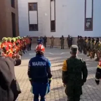 VIDEO O ceremonie memorială funerară a fost ţinută pentru câinele salvator Proteo, mort în Turcia - Foto: captură YouTube/World Information Center